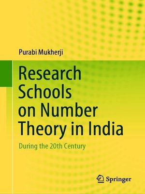 cover image of Research Schools on Number Theory in India